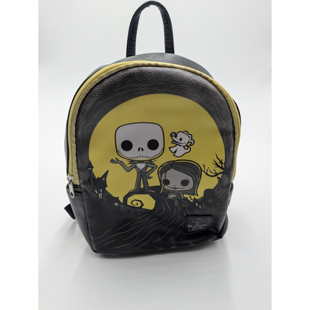 Funko Pop Disney Nightmare Before Christmas Jack Sally Mini Backpack Yellow Moon